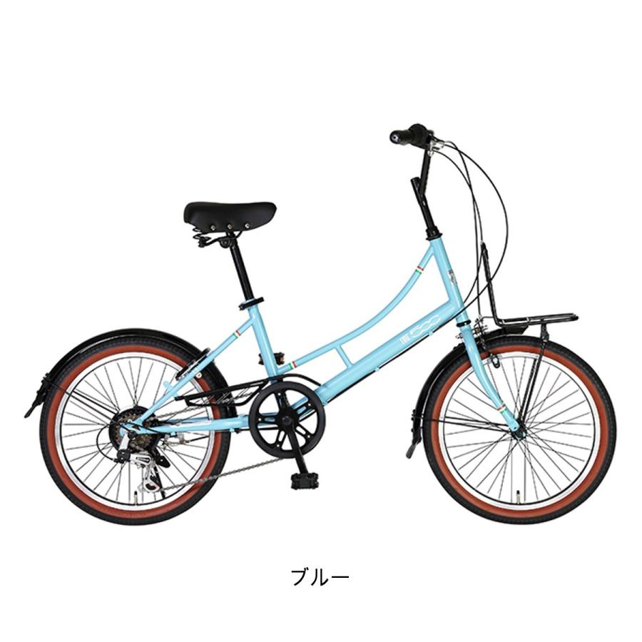 フィアット FIAT CITY206 ミニベロ 自転車 20インチ 6段変速 [12433