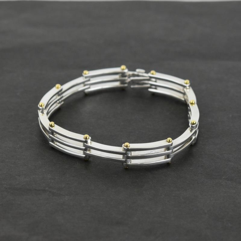 TIFFANY&Co.（ティファニー） ブレスレット SV925×K18YG ゲートリンク