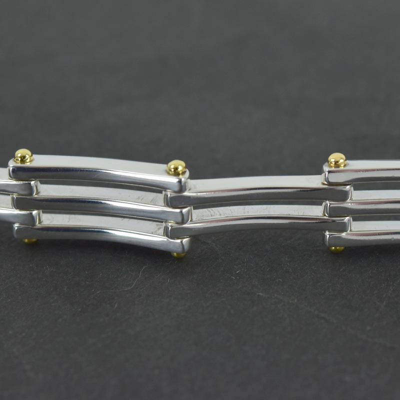 TIFFANY&Co.（ティファニー） ブレスレット SV925×K18YG ゲートリンク