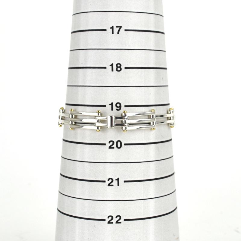 TIFFANY&Co.（ティファニー） ブレスレット SV925×K18YG ゲートリンク