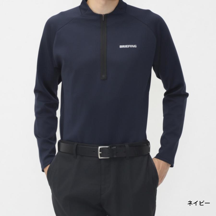 ブリーフィング ゴルフウェア 長袖シャツ 秋 冬 MS BACK LOGO LINE LS