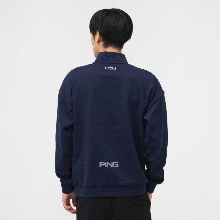 PING（ピン） ゴルフウェア 長袖シャツ 秋 冬 24FWハーフジップ