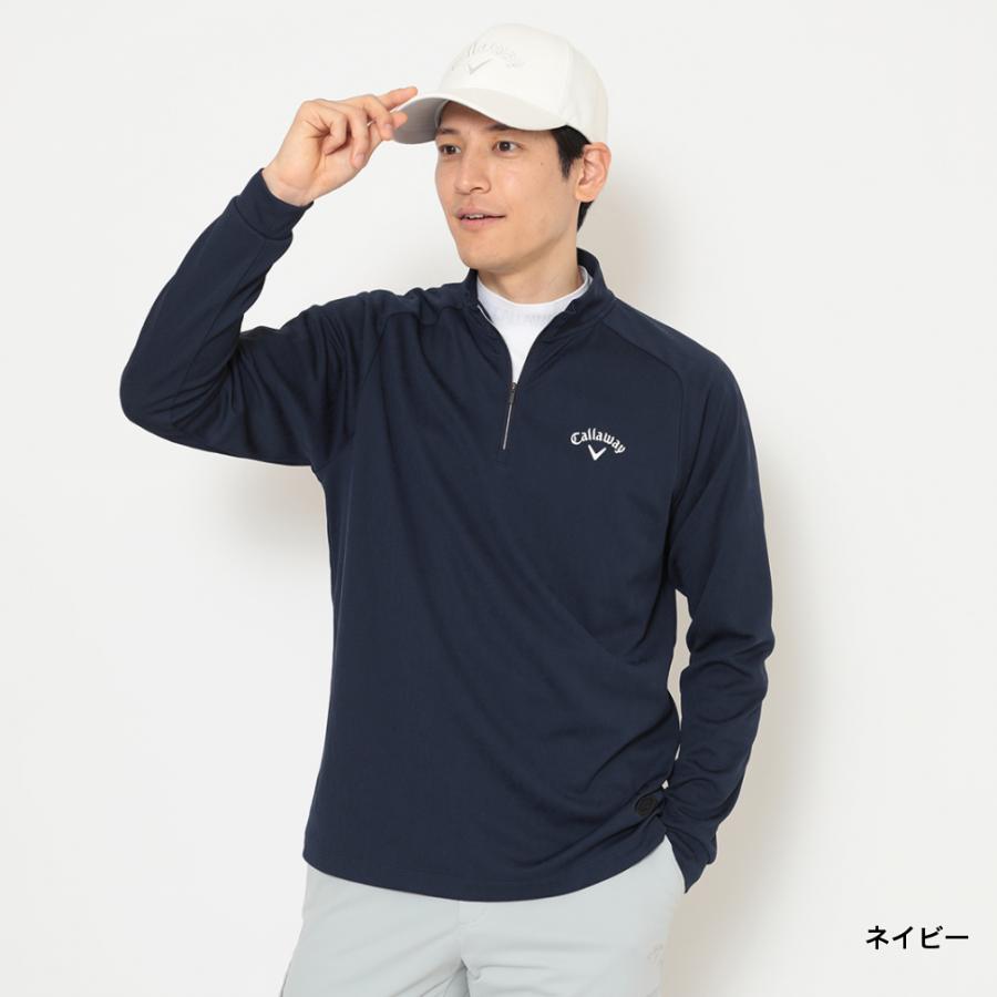 Callaway（キャロウェイ） ゴルフウェア 長袖シャツ 秋 冬 ロゴジャ