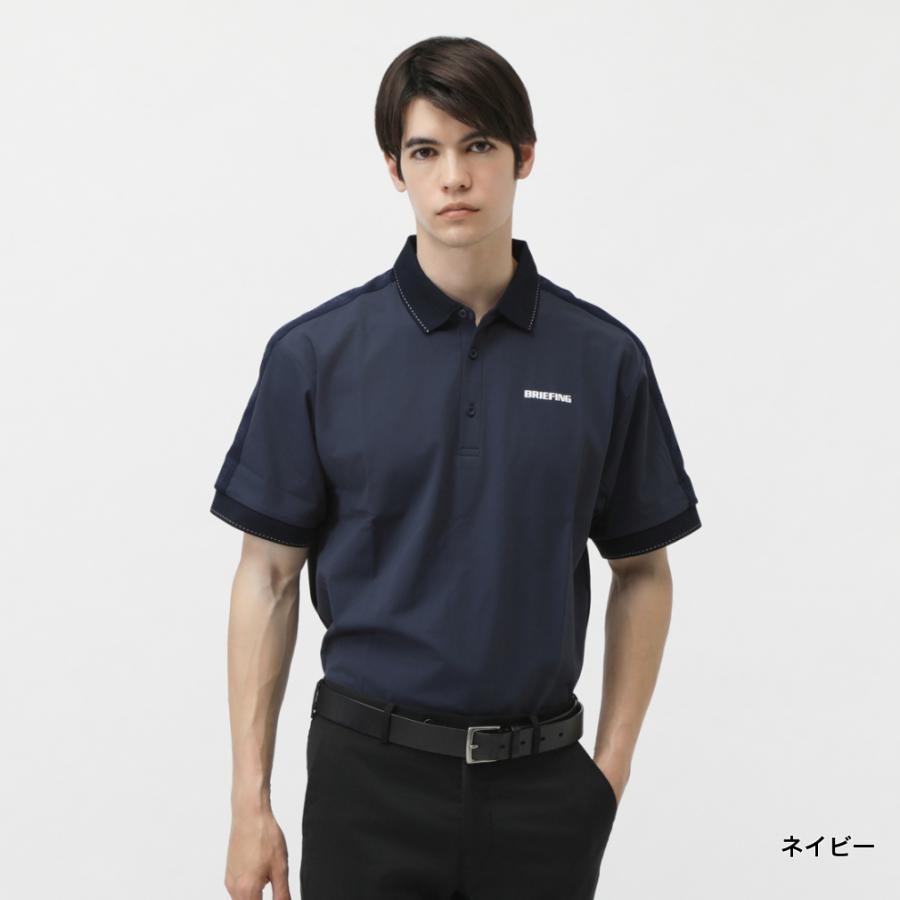 ブリーフィング ゴルフウェア 半袖シャツ 春 夏 MS LOGO LINE POLO RF