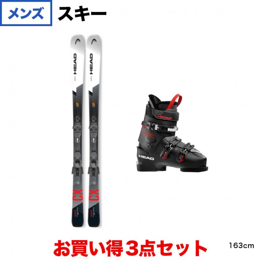 HEAD（ヘッド） Shape CX bk/rd ＆ HEAD CUBE3 70 板＋ビンディング＋