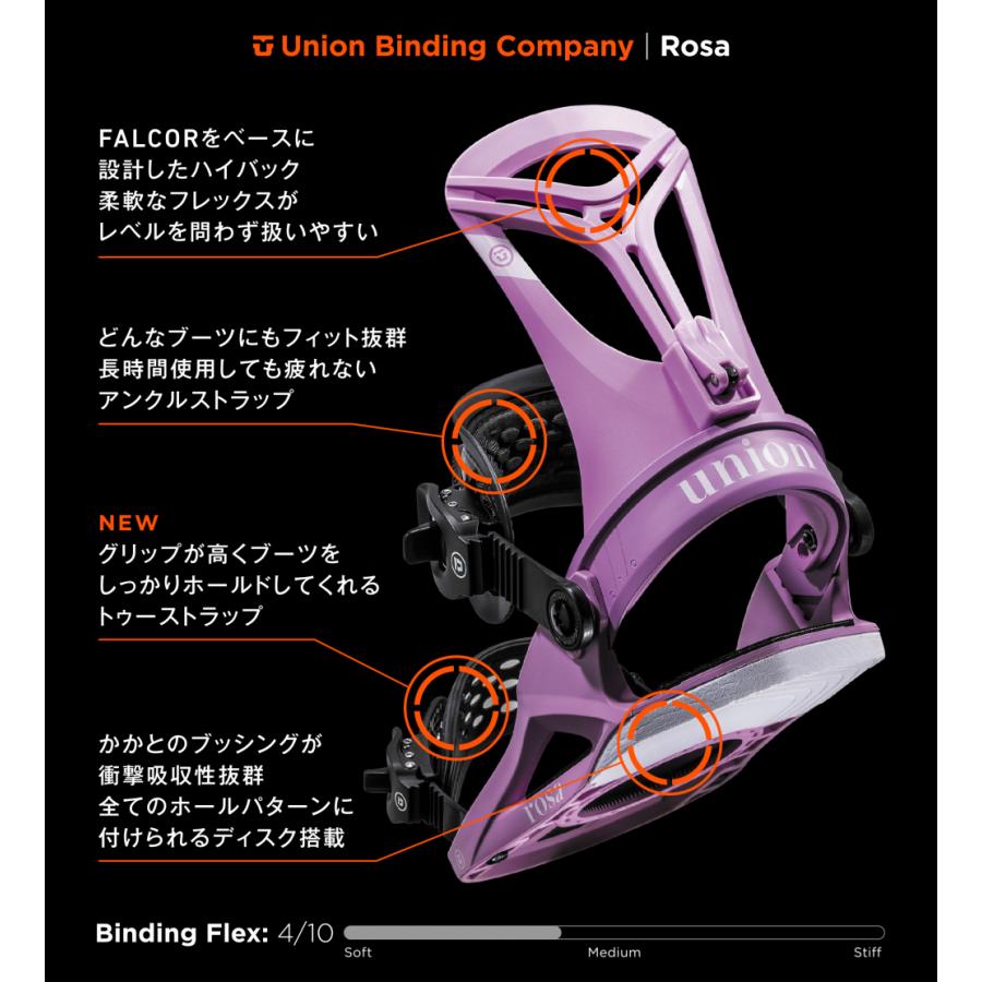 UNION BINDING ユニオン ROSA 2420611 24-25年モデル レディース
