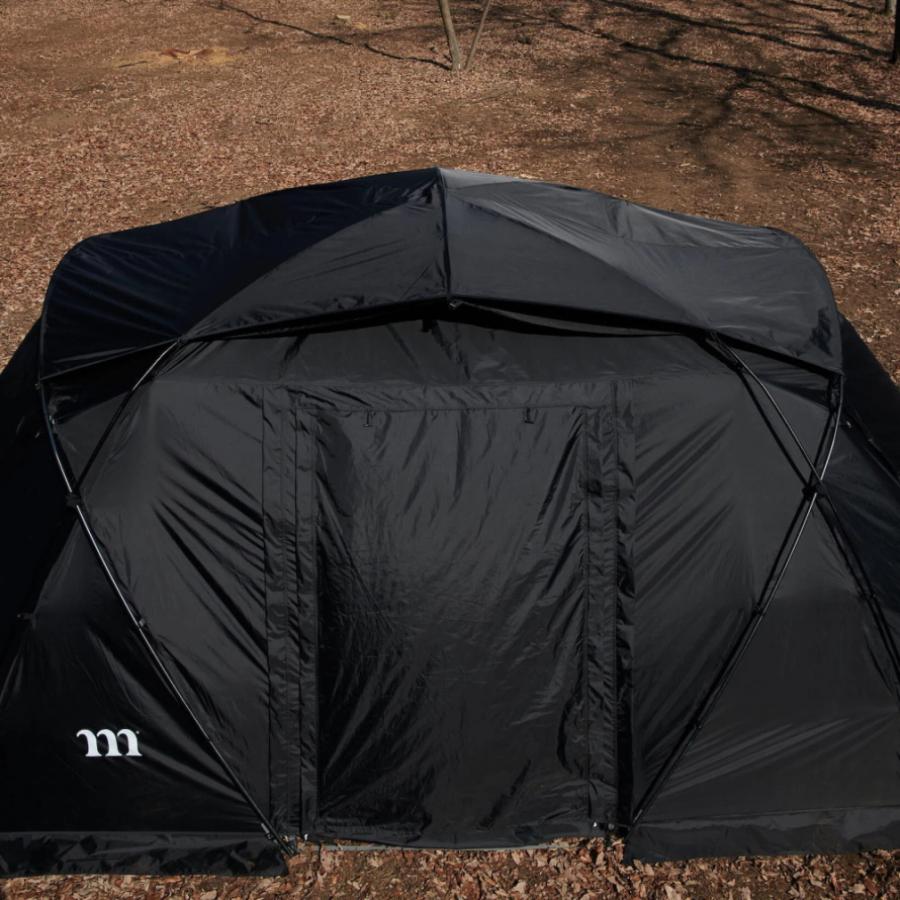 muraco（ムラコ） ZIZ TENT SHELTER BLACK TE0050BK キャンプ ドーム