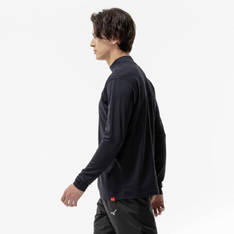 MIZUNO（ミズノ） メンズ 長袖 機能 Tシャツ ブレスサーモハイネックT