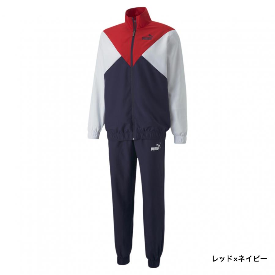 PUMA（プーマ） メンズ ウインド 上下セット ウーブン トラックスーツ