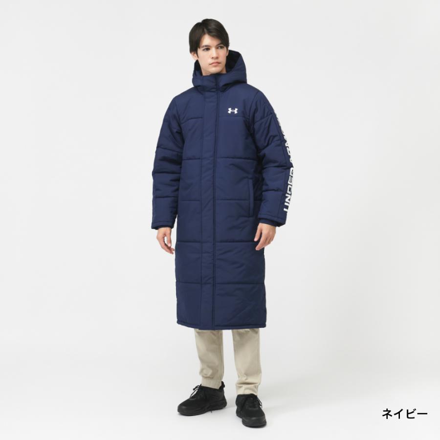 UNDER ARMOUR（アンダーアーマー） メンズ ベンチコート UAロゴ ロング