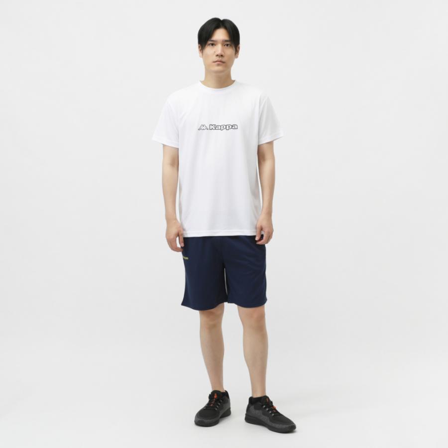 Kappa（カッパ） メンズ 半袖 機能 Tシャツ グラフィック半袖Tシャツ