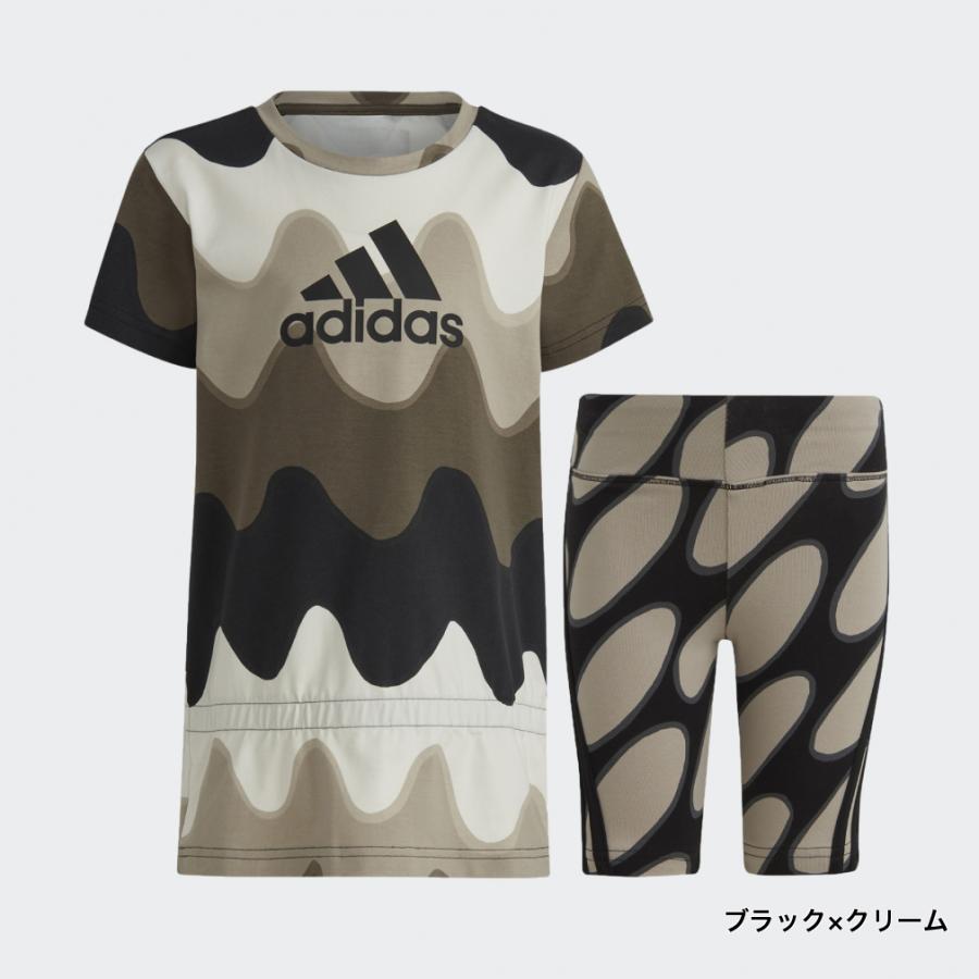 adidas（アディダス） × MARIMEKKO マリメッコ ジュニア キッズ 子供 T