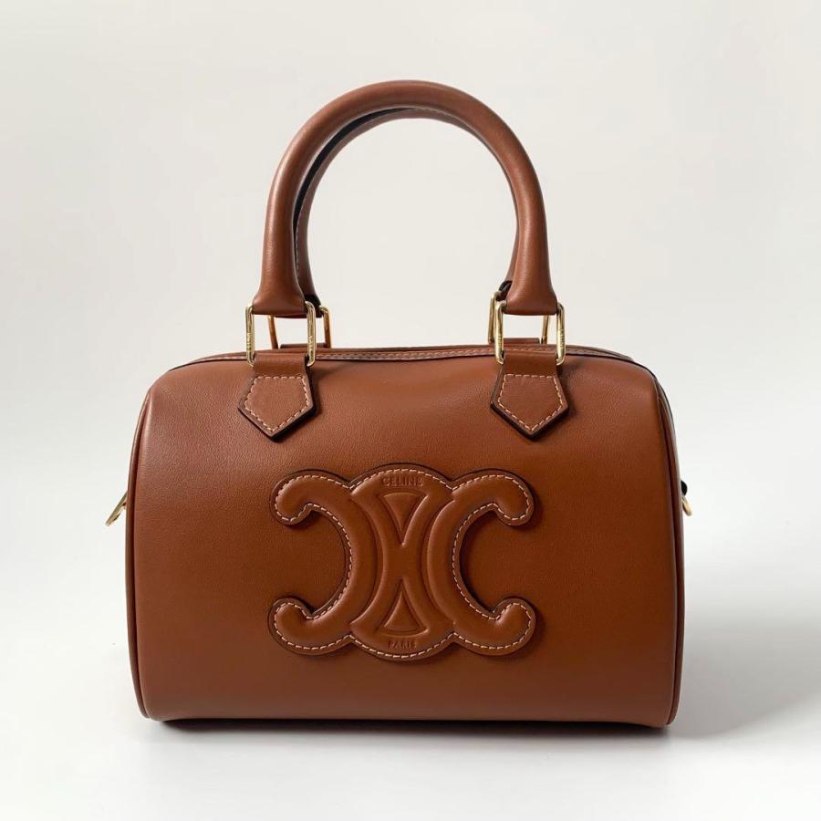 CELINE（セリーヌ） 2way スモールボストンバッグ キュイル スムース