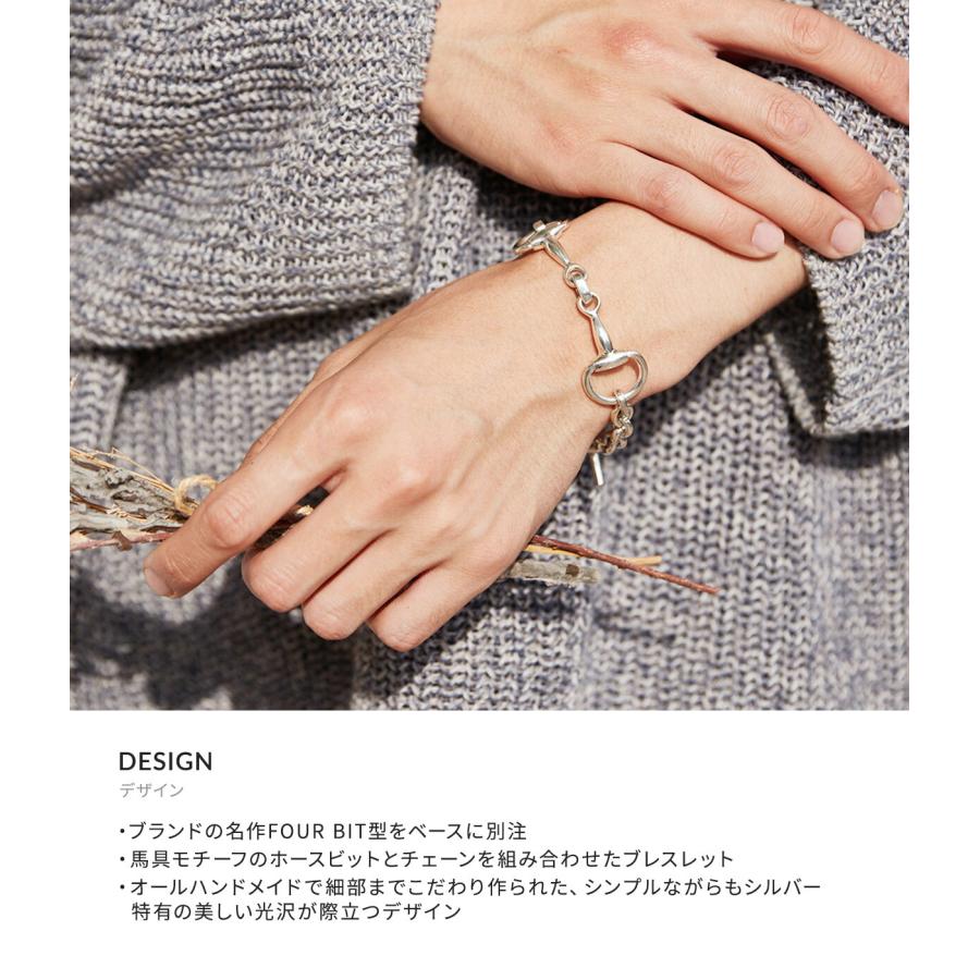 LAVER（ラバー） ： 別注 FOUR BIT CHAIN BRACELET / 全2色 ： LAVER
