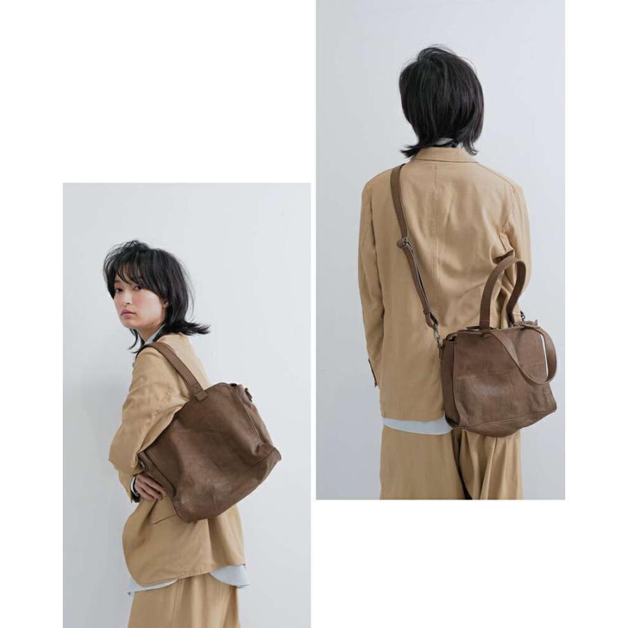 CHRISTIAN PEAU（クリスチャンポー） カウレザー 2way トートバッグ