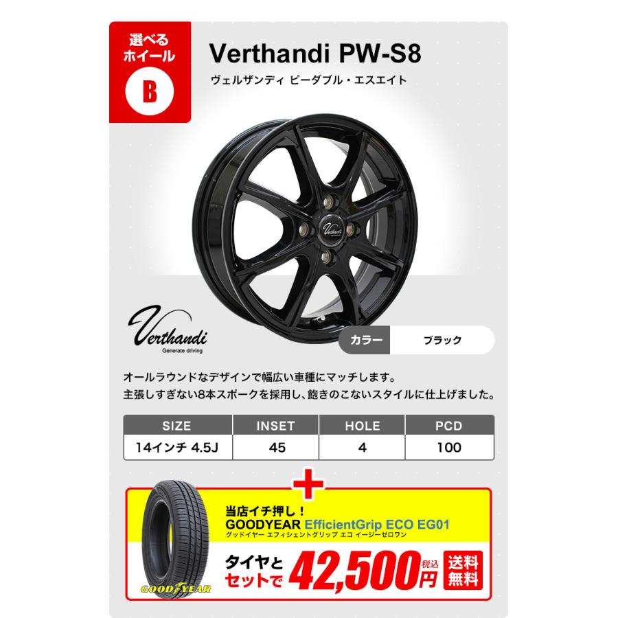 155/65R14 ホイールが選べる 軽自動車用サマータイヤホイールセット
