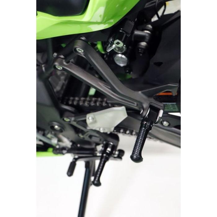 ACTIVE アクティブ ステップバー タンデム側 シルバー KAWASAKI系-1