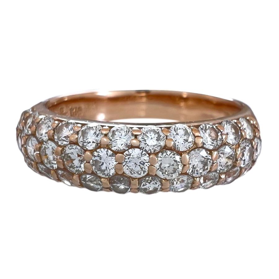 Ponte Vecchio（ポンテヴェキオ） リング パヴェ ダイヤ 0.80ct PV K18