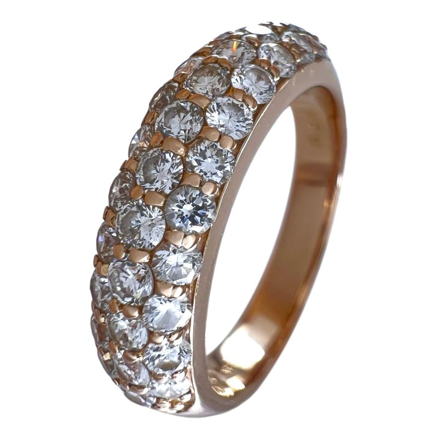 Ponte Vecchio（ポンテヴェキオ） リング パヴェ ダイヤ 0.80ct PV K18