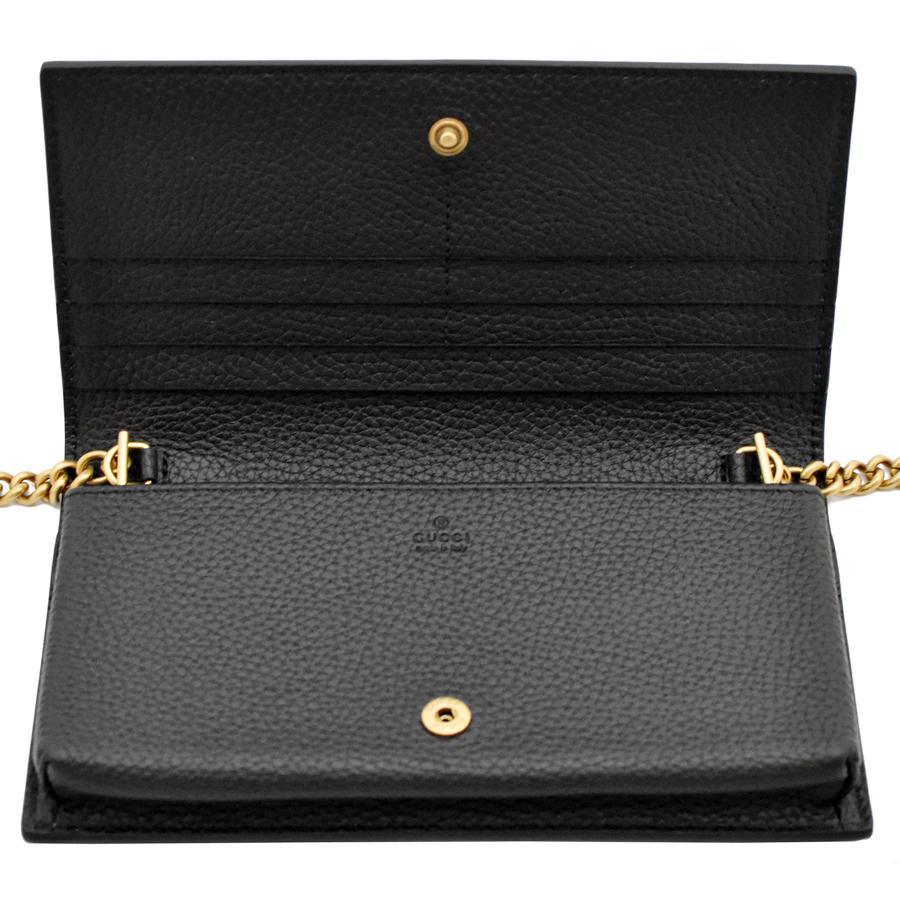 GUCCI（グッチ） 財布 二つ折り長財布 チェーンウォレット レディース