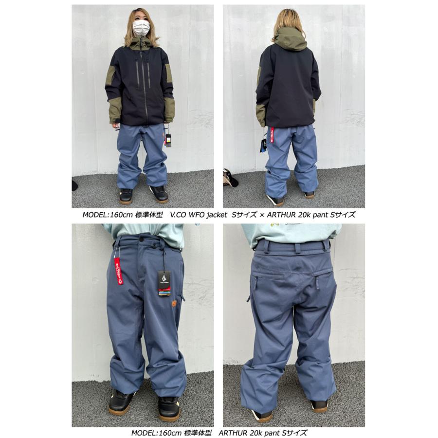 VOLCOM（ボルコム） 24-25 VOLCOM/ボルコム ARTHUR 20K pant 着用説明