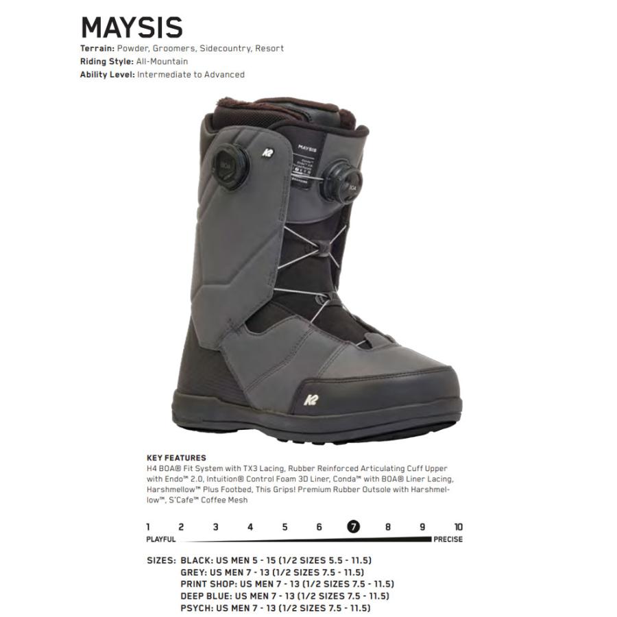 24-25 K2/ケーツー MAYSIS メイシス メンズ レディース 熱成型対応