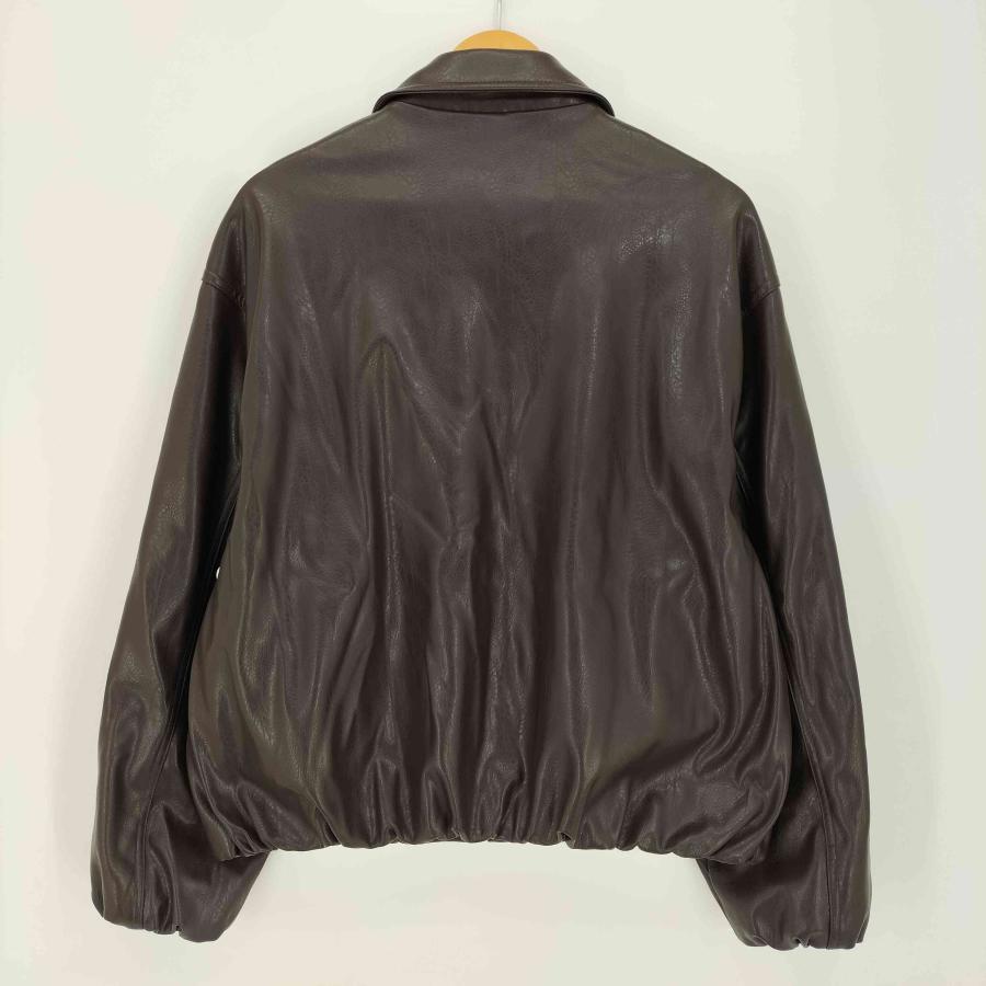 ZARA（ザラ） FAUX LEATHER BOMBER JACKET フェイクレザー ボンバー