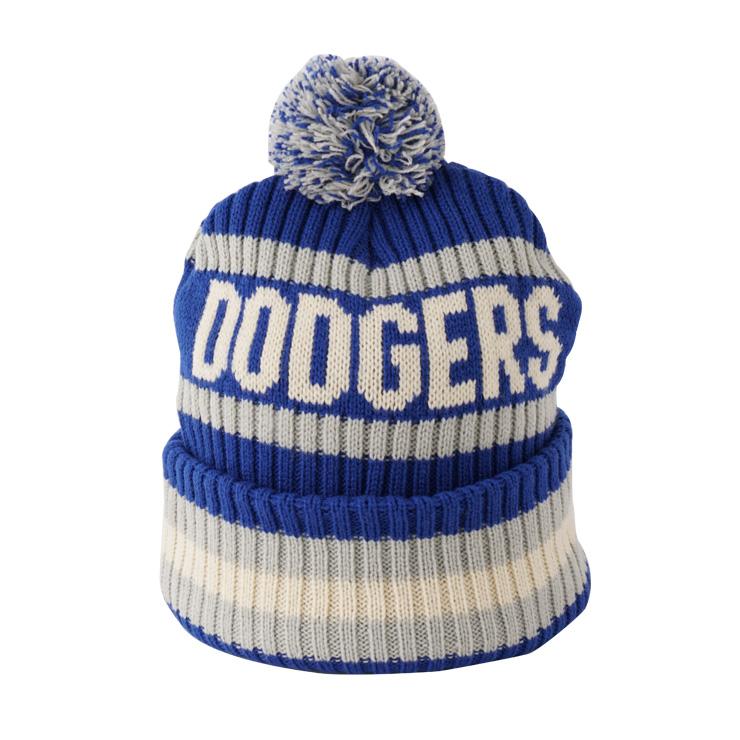 47（フォーティーセブン） MLB ポンポン ニット帽 ドジャース