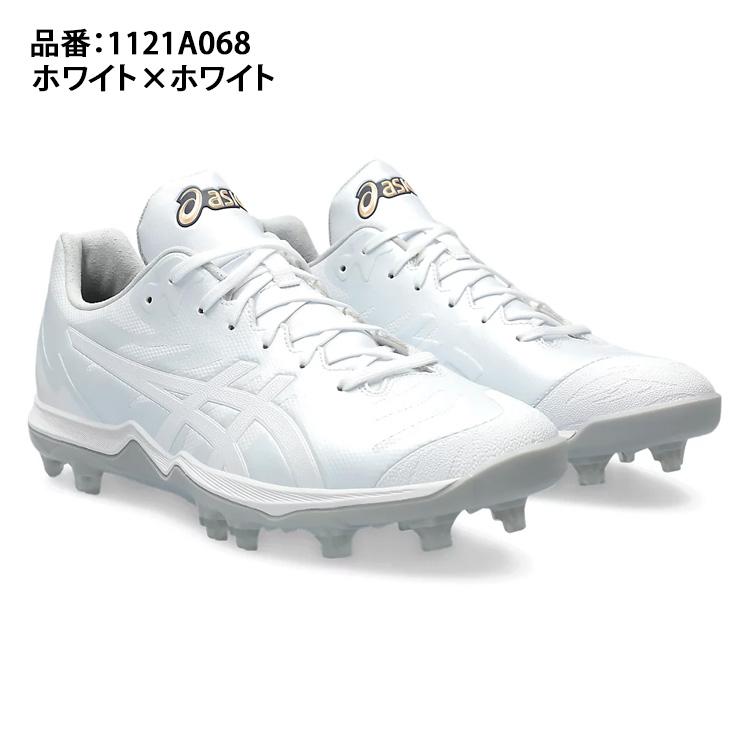 ASICS（アシックス） 野球 白スパイク ポイントスパイク ゴールド