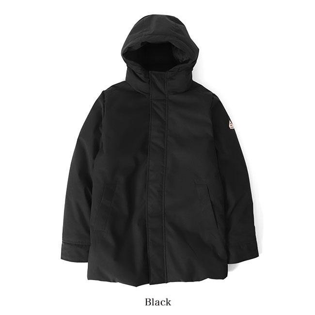 PYRENEX ピレネックス PAU ポー ギャバジン フーデッド ダウンコート