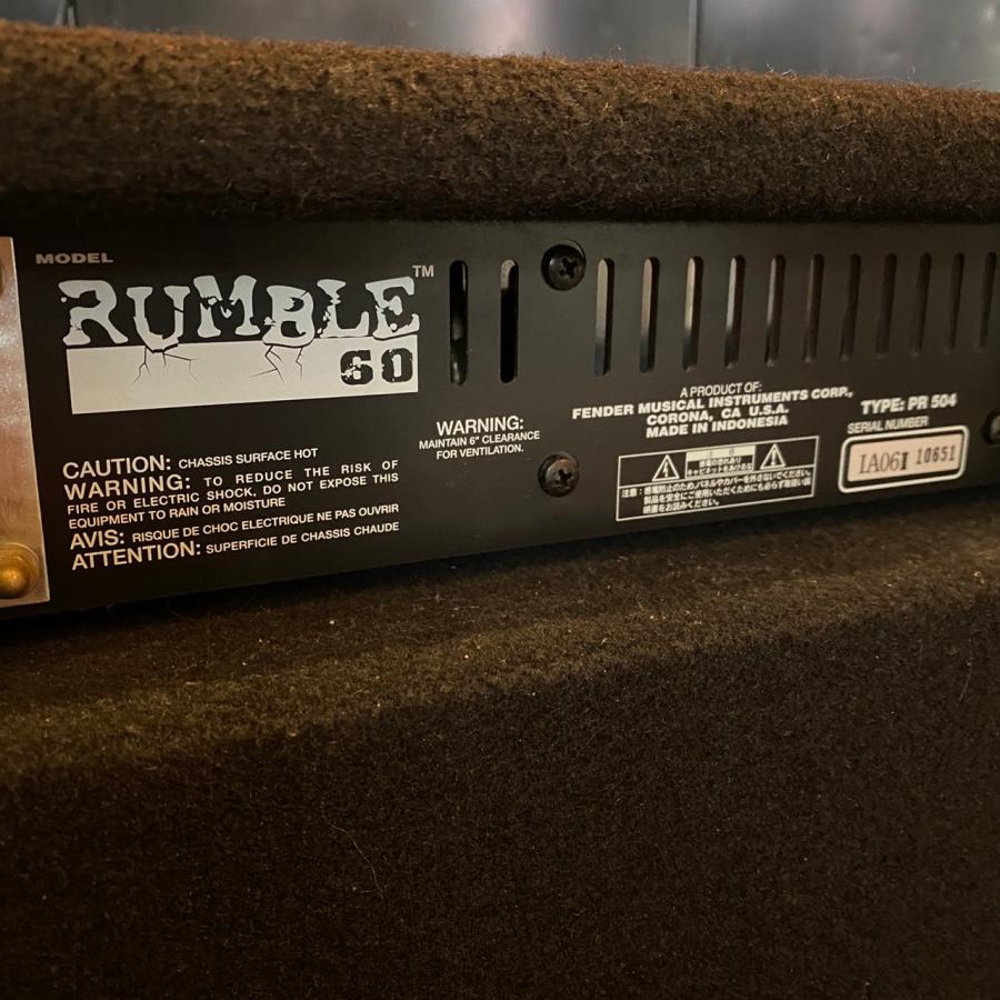 Fender（フェンダー） Fender RUMBLE 60 Bass Amplifier ベースアンプ