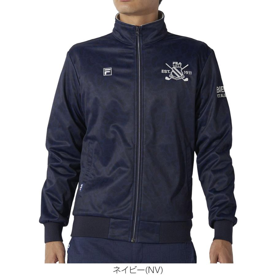 FILA GOLF フィラゴルフ カモ柄 3層ボンディング フルジップ ブルゾン