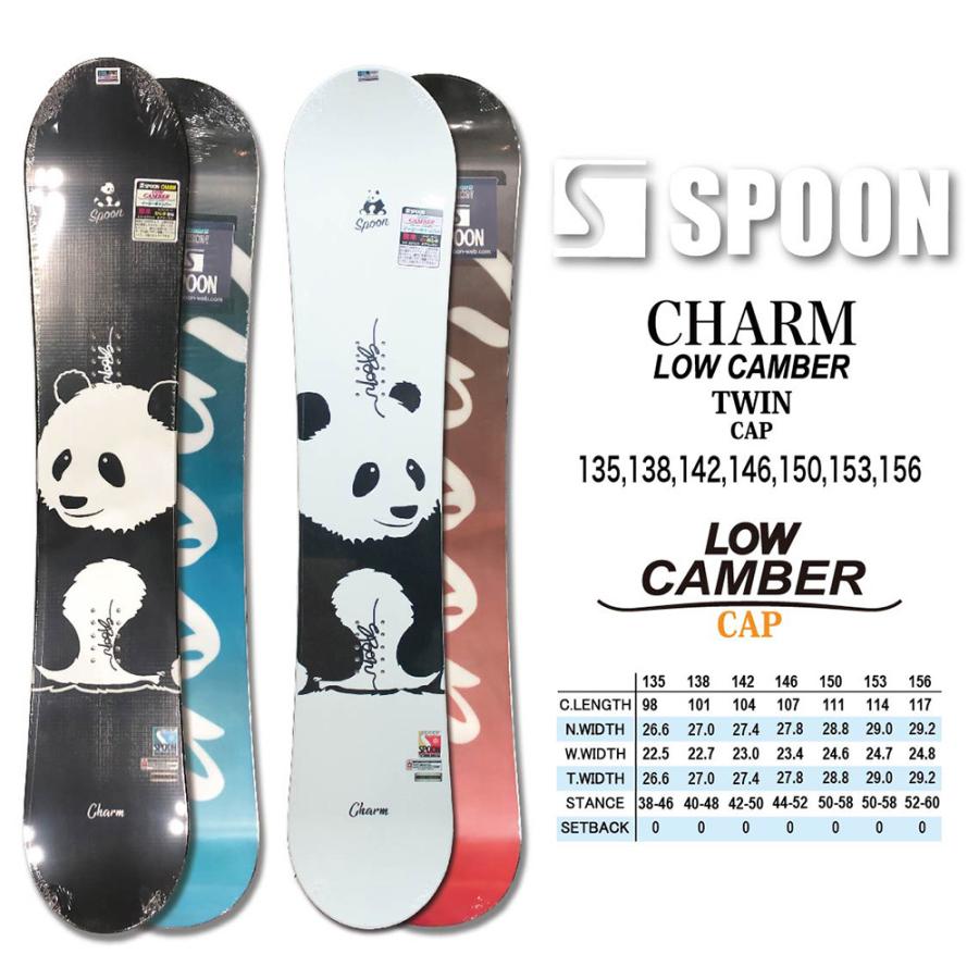 スノーボード スノボー 板 パンダ SPOON CHARM 2023 モデル メンズ