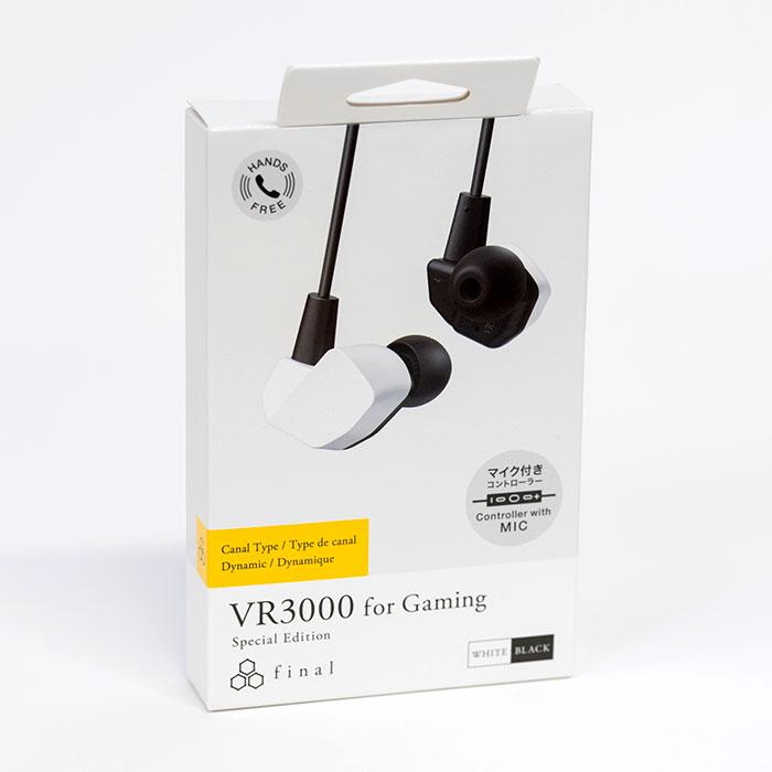 final VR3000 for Gaming eイヤホン限定カラー ホワイト＆ブラック