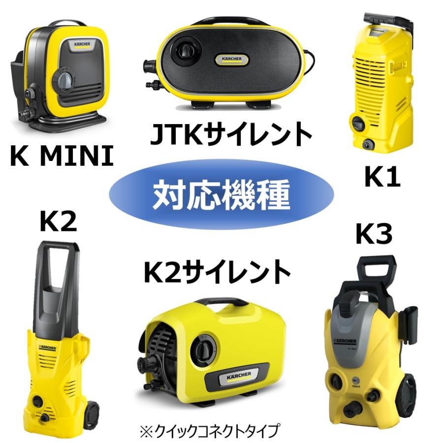 ケルヒャー（KARCHER） クイックコネクト式 専用 高圧ホース 15m 軽く
