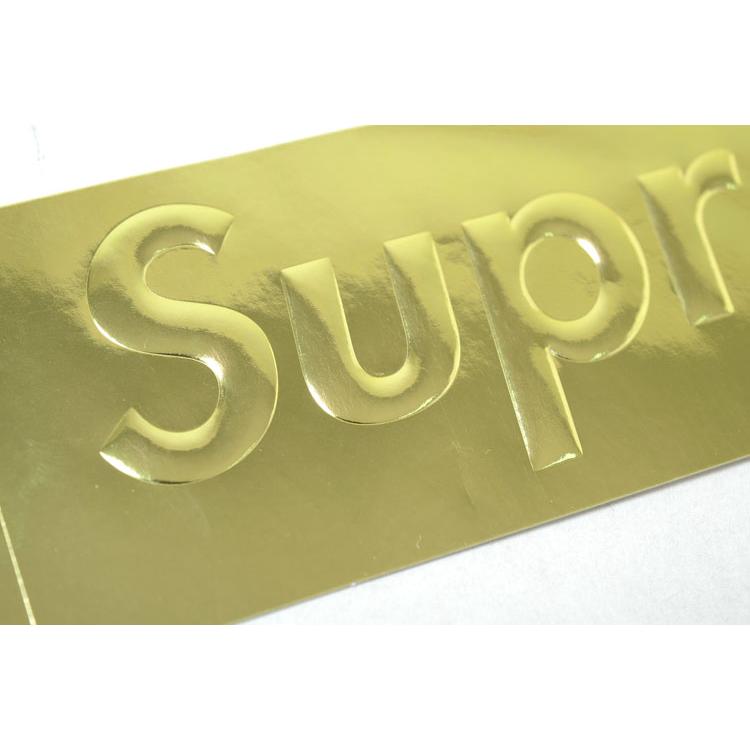 Supreme（シュプリーム） Supreme Embossed Metalick Gold Box Logo