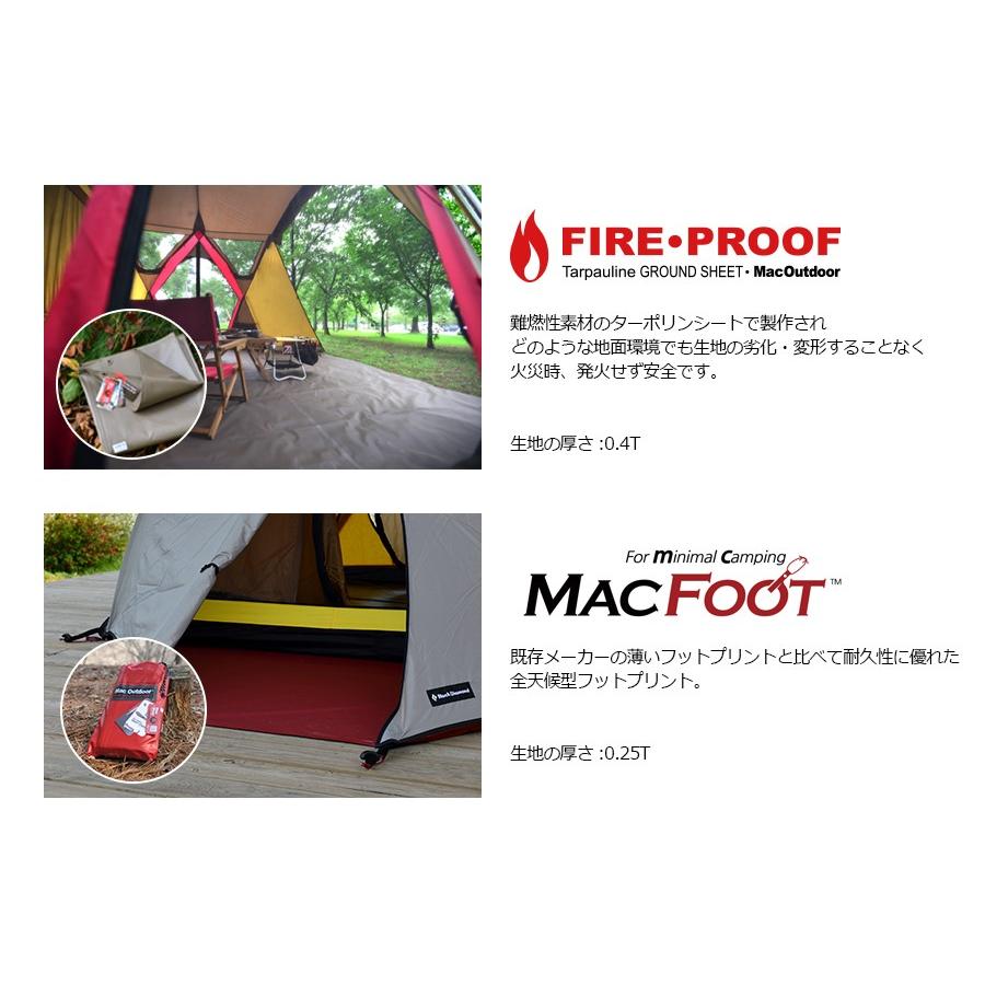 Nordisk ウトガルド13.2用 一体型用 グランドシート ハイクオリティ