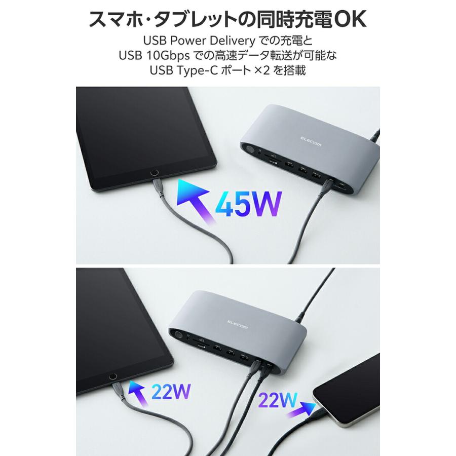 ELECOM（エレコム） ドッキングステーション USB Type-C Displaylink