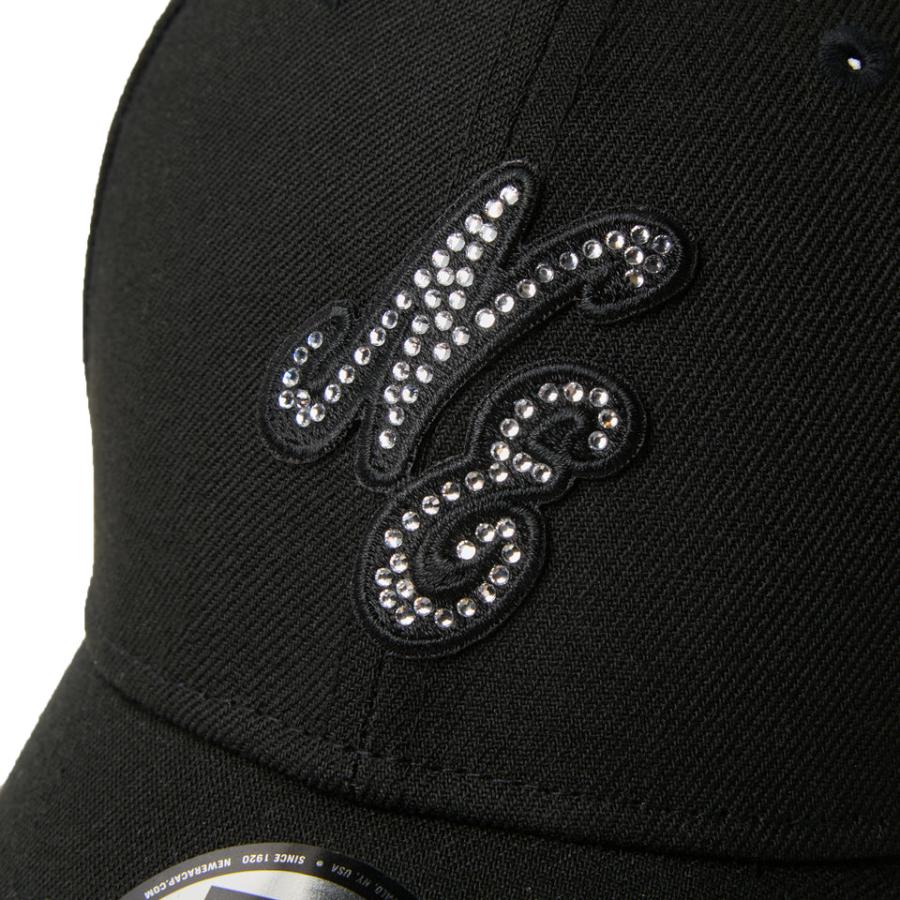 9FORTY NEWERA Rhinestone ラインストーン クラシックロゴ ブラック