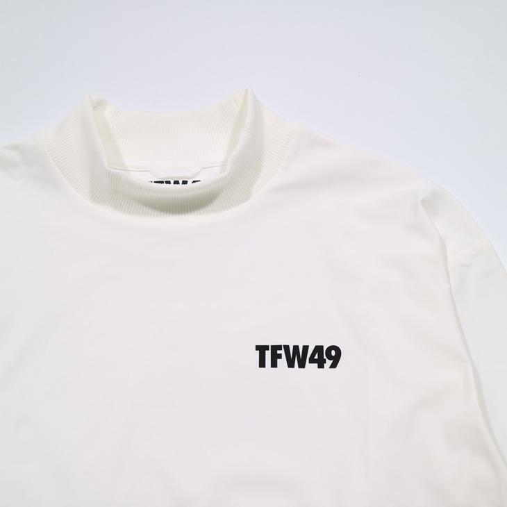TFW49 (ティーエフダブリュウ) モックネック ロングスリーブTee 長袖