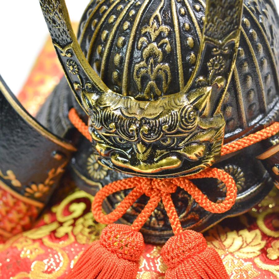 名入れ木札無料 出世兜 鉄製 特大 ( 退職祝い 定年 五月人形 兜 武者
