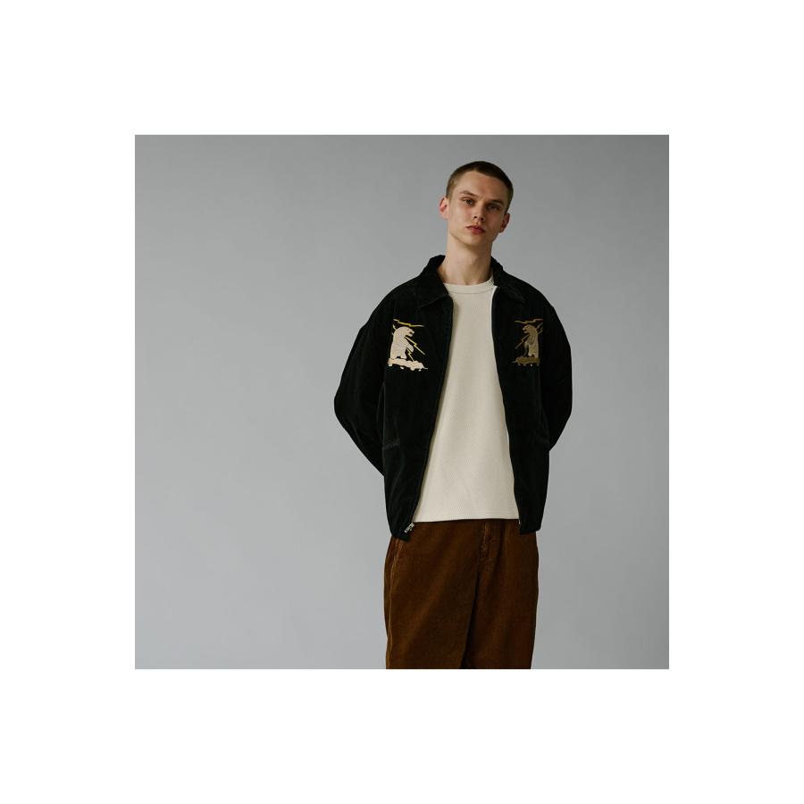 P5倍 / SALE】VELVETEEN ALASKA JACKET - BLACK (GL15678) Gold