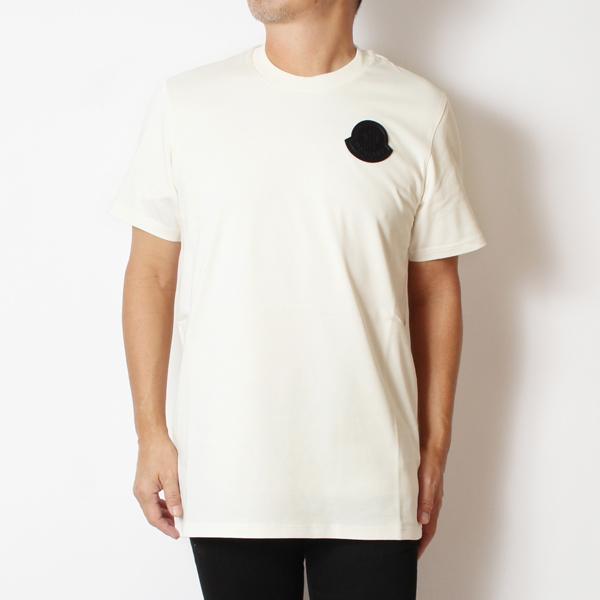 MONCLER（モンクレール） メンズ フェルトワッペン Tシャツ【オフ