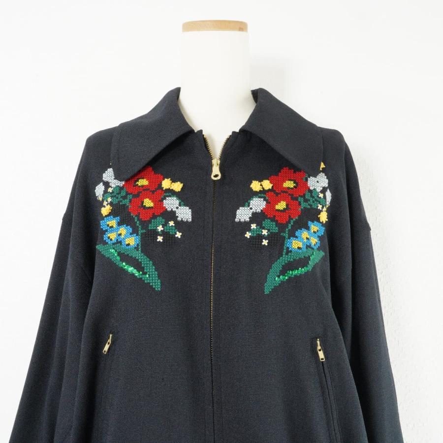 MUVEIL（ミュベール） 定価5.9万 クロスステッチブルゾン ジャケット
