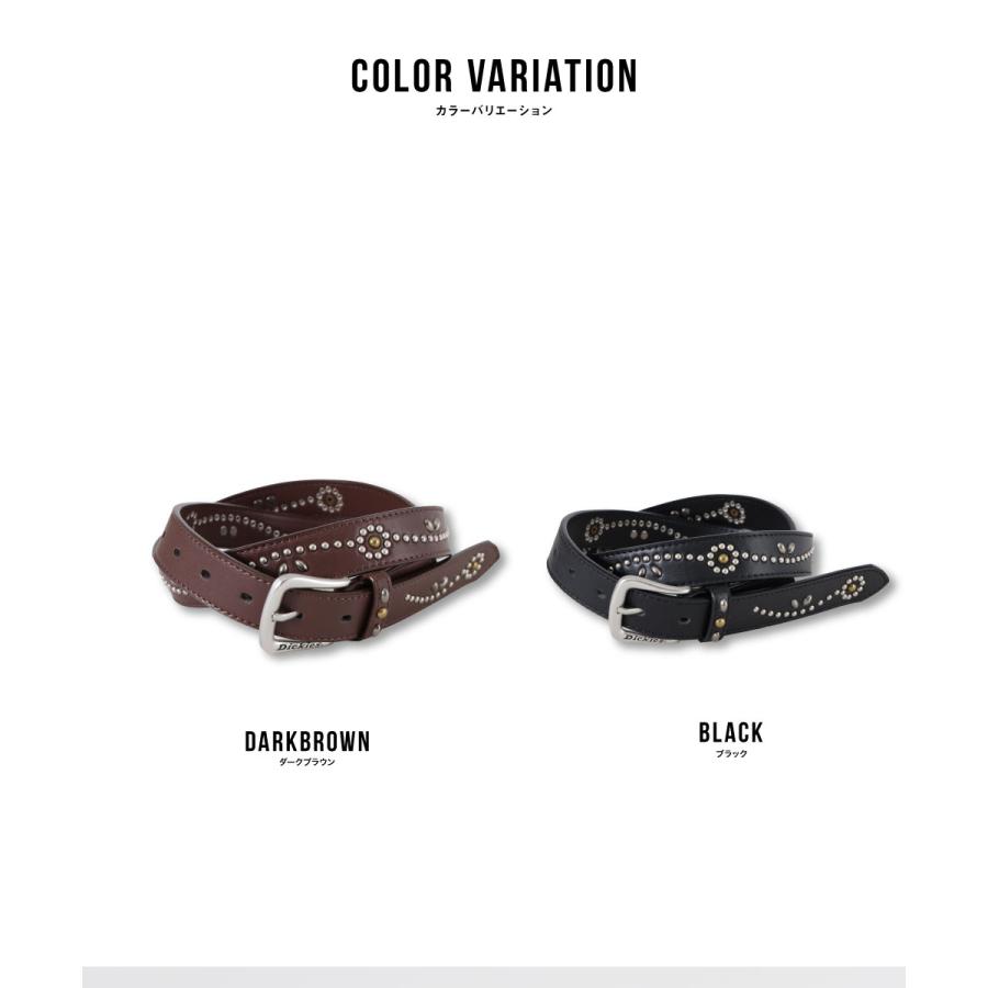 Dickies（ディッキーズ） ベルト スタッズ DK 35mm スタッズベルト PU