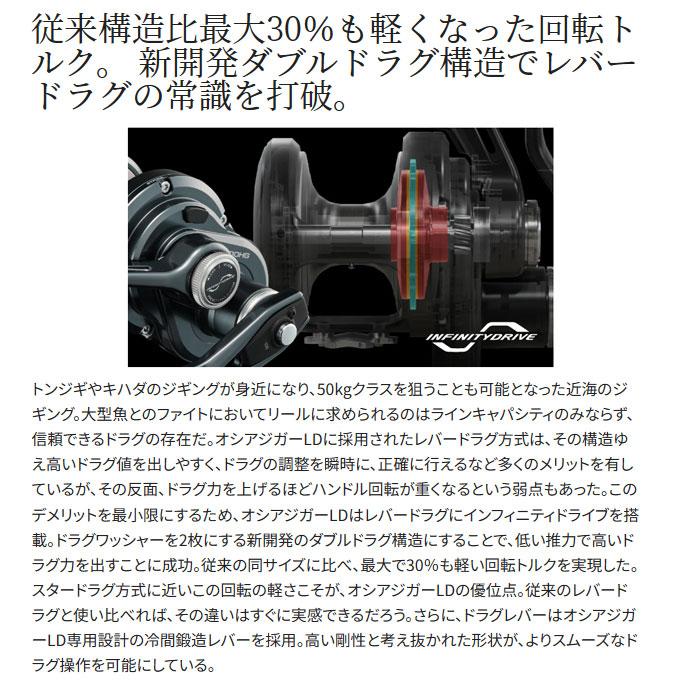 シマノ（SHIMANO） 24 オシアジガー LD 2500MG 右ハンドル (2024年
