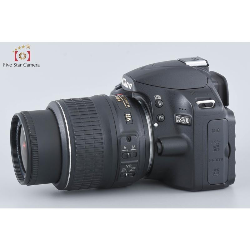 ニコン（Nikon） 【中古】Nikon D3200 18-55 VR レンズキット ブラック