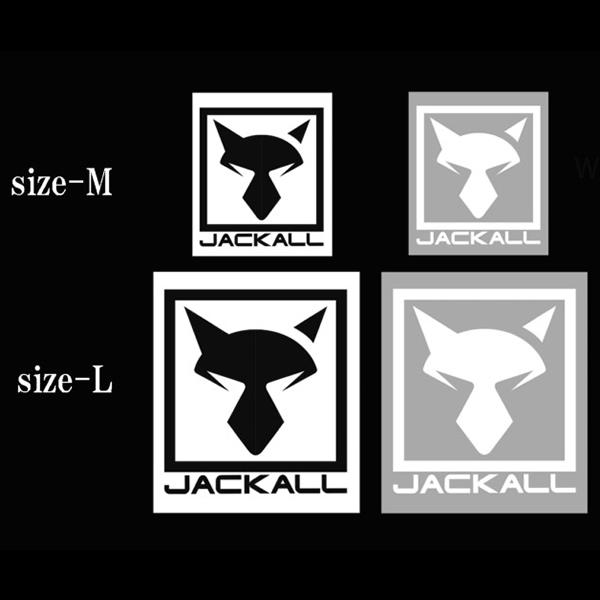 JACKALL（ジャッカル） JKカッティングステッカースクエア M