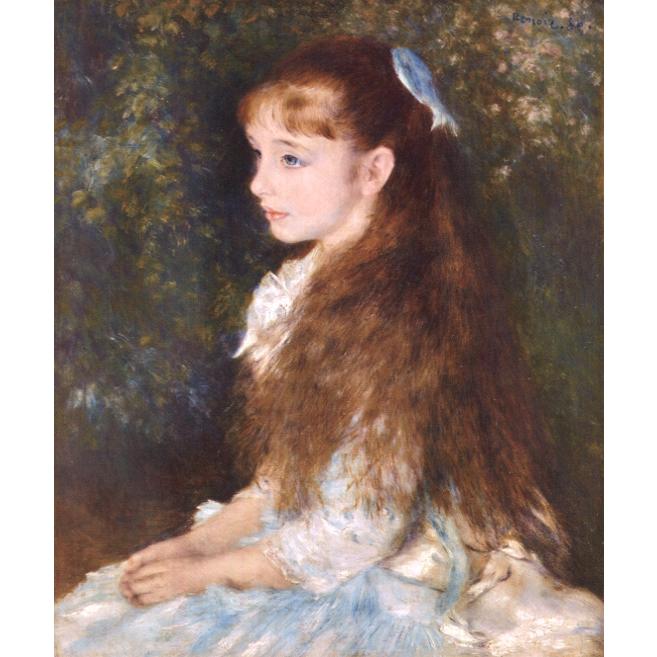 ルノワール 絵画 イレーヌ・カーン・ダンヴェール嬢（可愛いイレーヌ