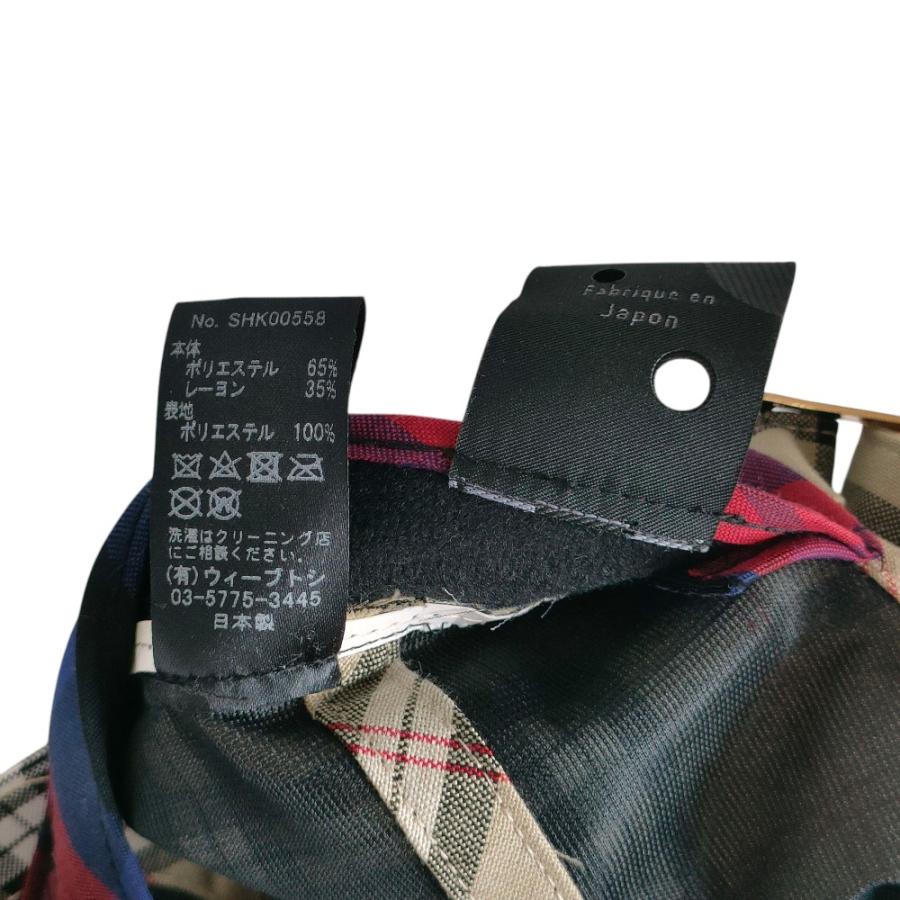 CA4LA（カシラ） 美品 チェック柄 キャップ 帽子 ベージュ レディース
